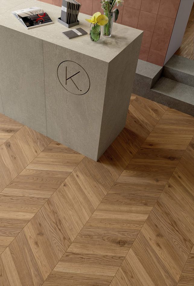 Marca Corona - kol. Elisir Royal - Dorato Chevron - 7,5x45 cm Detalj