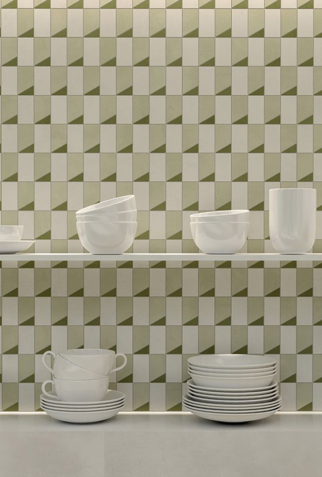 Marca Corona - Multiforme - Bandiera Salvia/Muschio Mozaik