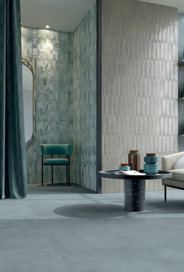 Marca Corona - Multiforme - Euforia 40x80 cm I Argento 7,5x30 cm I Acquario 60x120 cm ; 120x120 cm