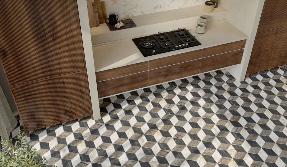 Marca Corona - Scultorea - Heksagon Warm Mix